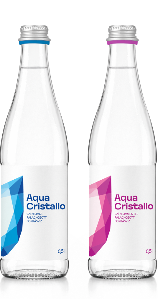 Aqua Cristallo palackok